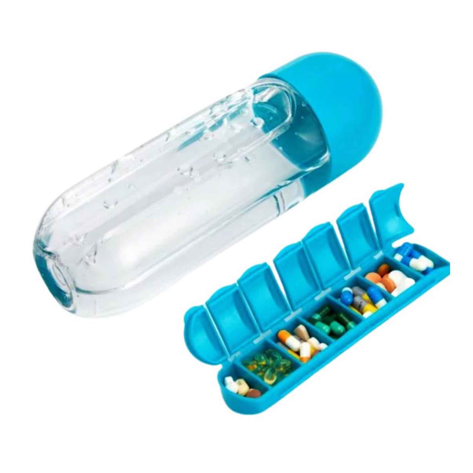 Botella De Agua Pastillero