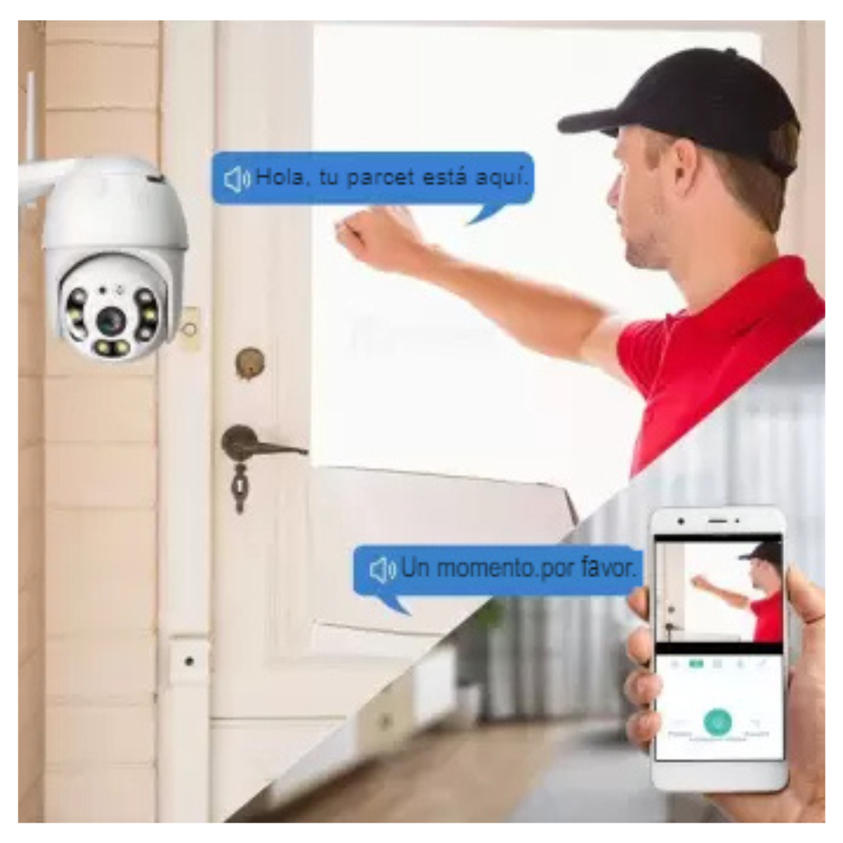 Cámara Exterior IP WIFI 1080 Robótica