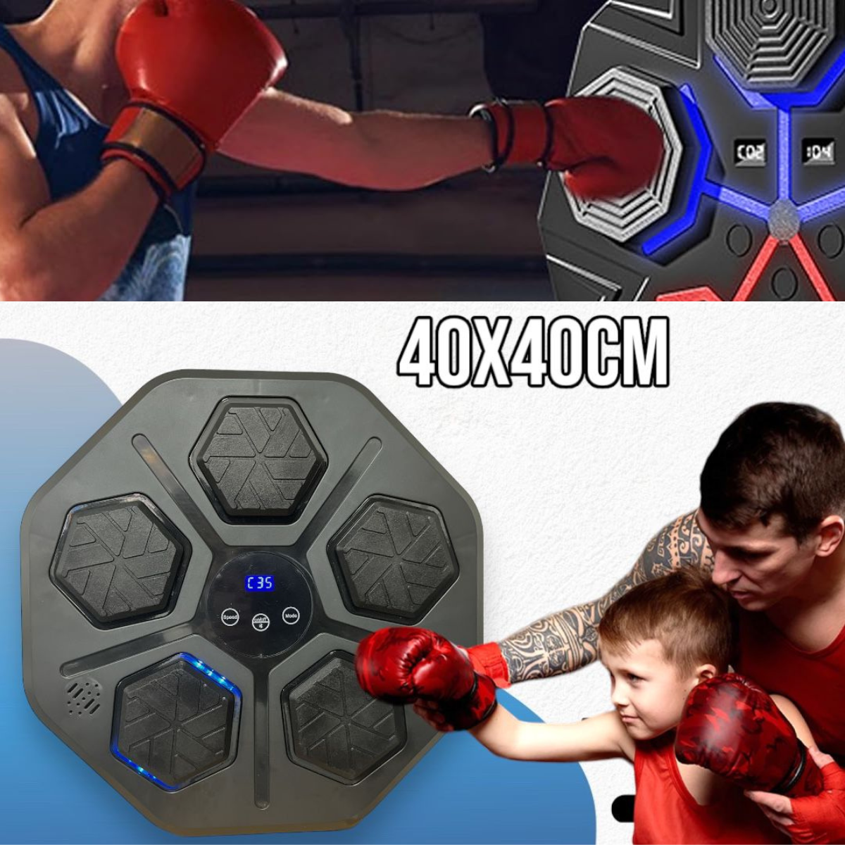 Máquina de Boxeo Avanzada Para Pared