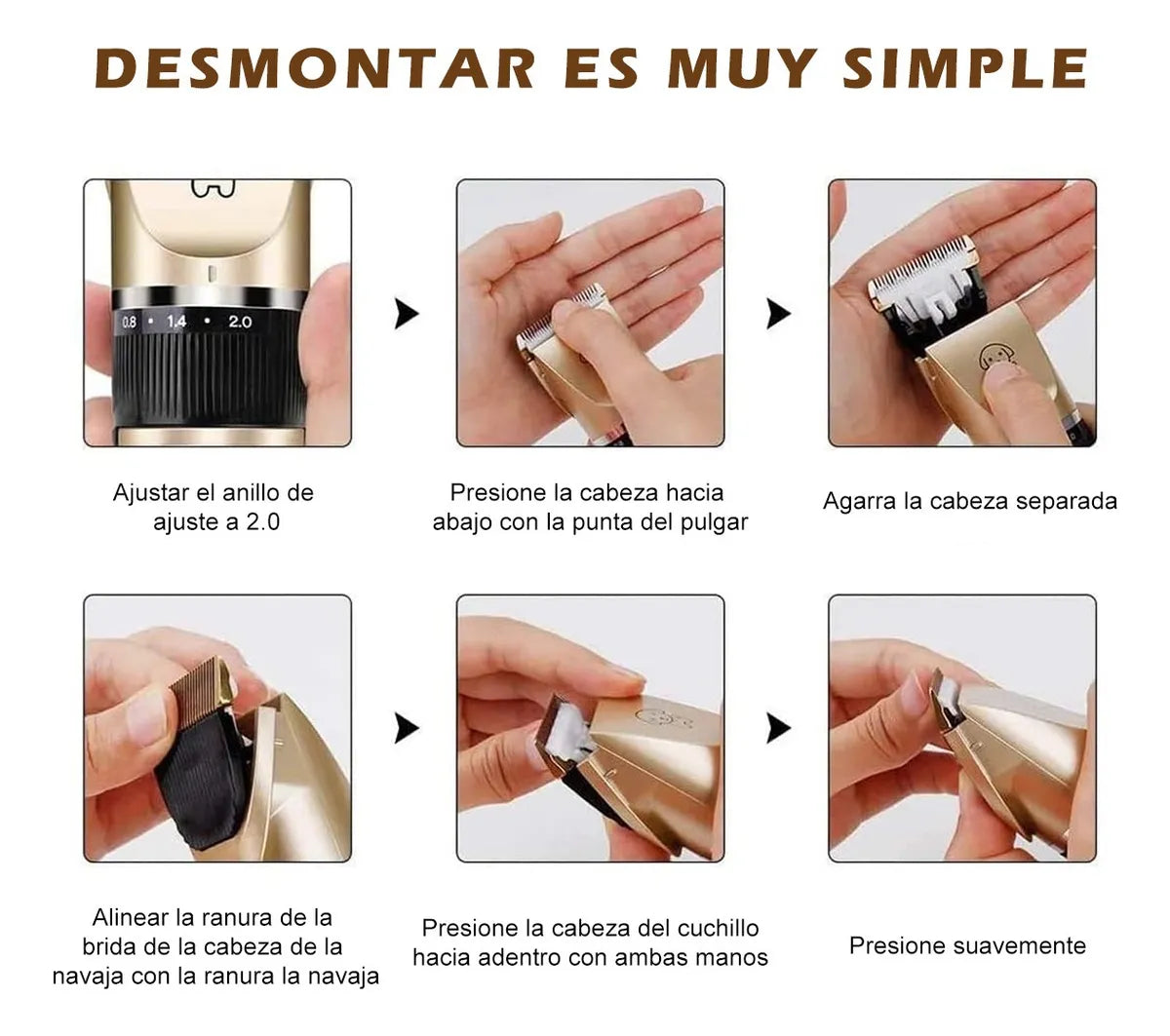 Cortapelos Para Mascotas Dp 1 At