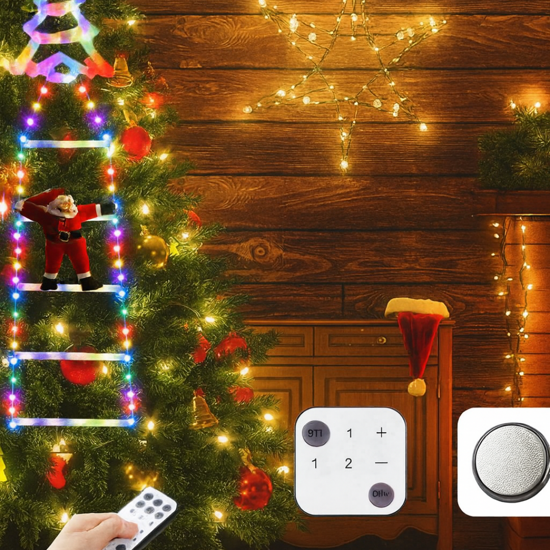 Luces Navideñas Colgantes Santa Claus Es